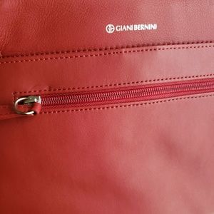 Gianni bernini red handbag